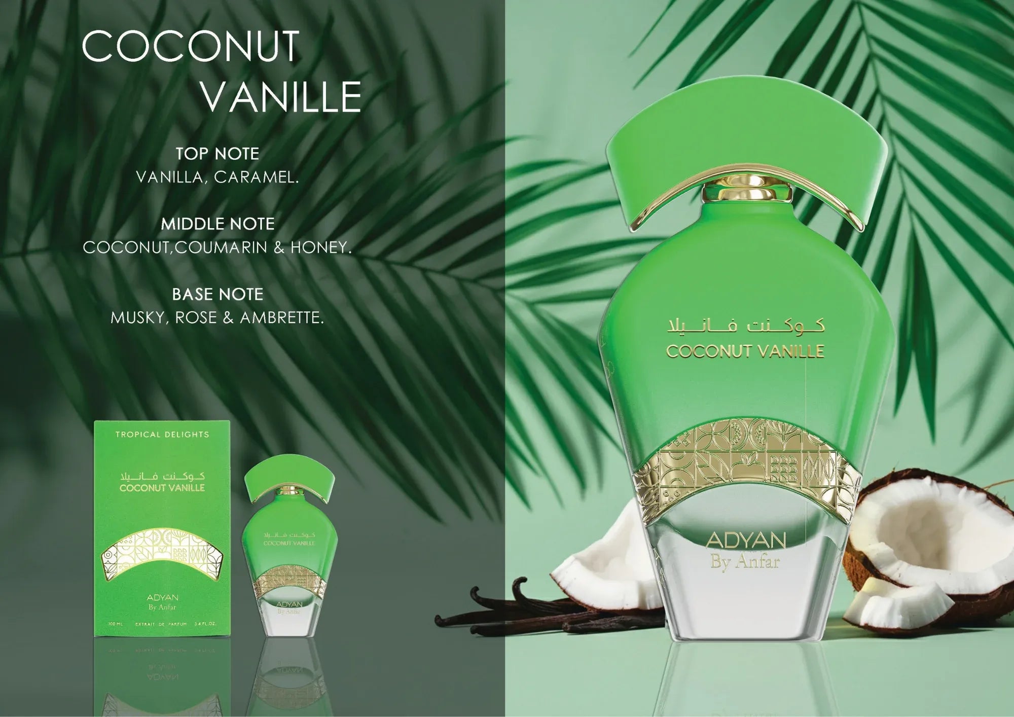 Adyan Coconut Vanille Extrait De Parfum - Thumbnail 3