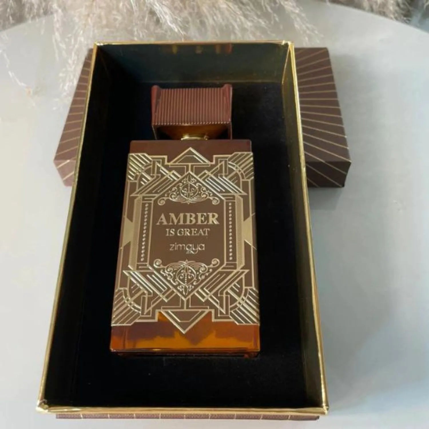 Amber Is Great Perfume Box